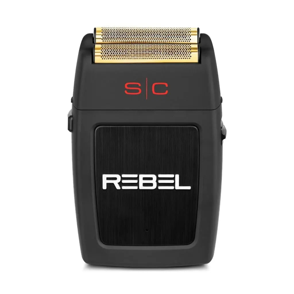 Rebel - Super Torque Motor Shaver with Gold Titanium Foil Head - BUYBARBER.COM