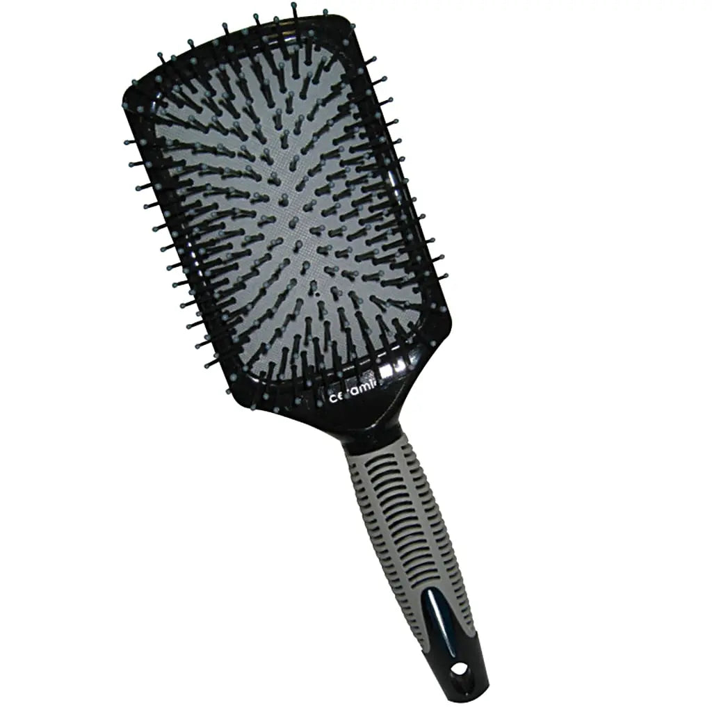 Ceramic Cushion Paddle Brush - 13 Row Large Scalpmaster