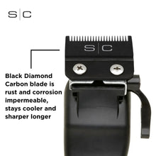 Gamma+ Stylecraft Fixed Black Diamond Fade Clipper Blade - BUYBARBER.COM