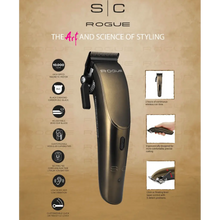 Rogue Professional Magnetic Cordless Hair Clipper Matte Gunmetal - BUYBARBER.COM