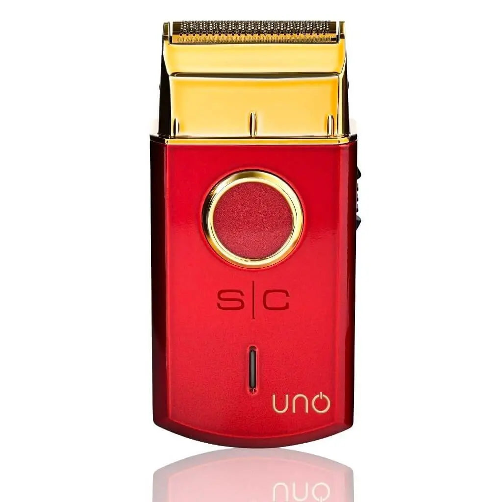 Gamma- Stylecraft Uno Single Foil Shaver Red - BUYBARBER.COM