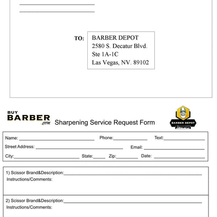 Professional Clipper Blade and Shears Sharpening Service - BUYBARBER.COM
