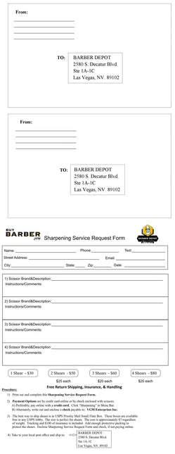 Professional Clipper Blade and Shears Sharpening Service - BUYBARBER.COM