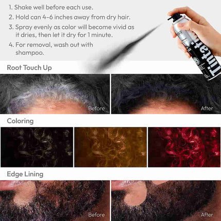 Tintation By Kiss Black Color Spray For Enhancement Kiss