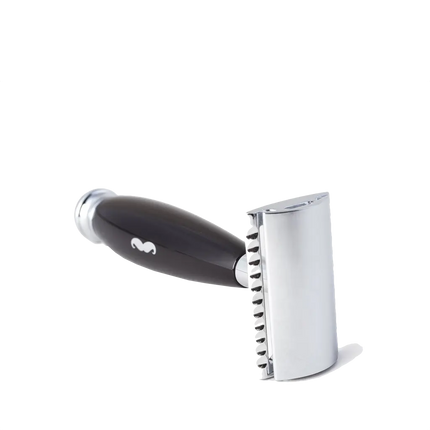 Safety Razor Closed Comb Black- Hand Made in Germany - BUYBARBER.COM