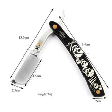 Titan Skull Straight  Razor - BUYBARBER.COM