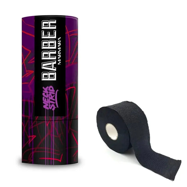 Marmara Barber 500-Count Disposable Stretchable Neck Strip-BLACK - BUYBARBER.COM
