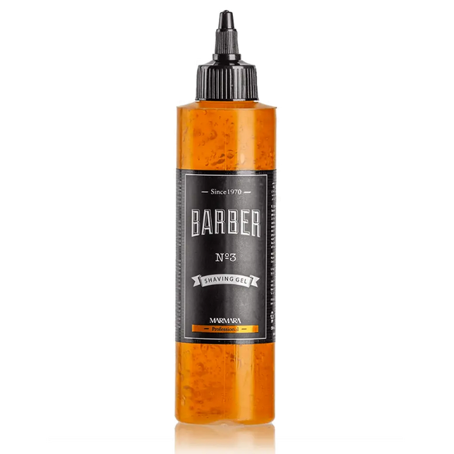 Marmara Barber Shaving Gel No3 (Orange) - 250ml 8.45oz - BUYBARBER.COM