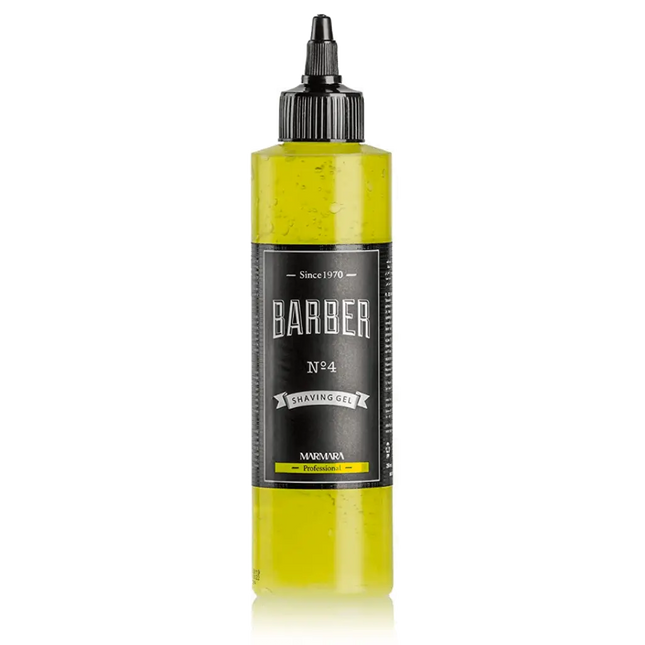 Marmara Barber Shaving Gel No4 (Yellow) - 250ml 8.45oz - BUYBARBER.COM