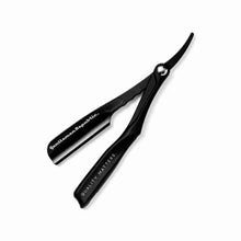 Black Straight Razor -Exposed Blade - BUYBARBER.COM