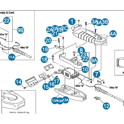 Andis T-Outliner Replacement Parts - BUYBARBER.COM