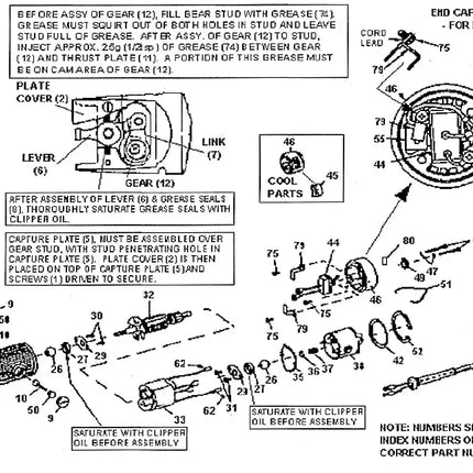 Oster 76 Replacement Parts - BUYBARBER.COM