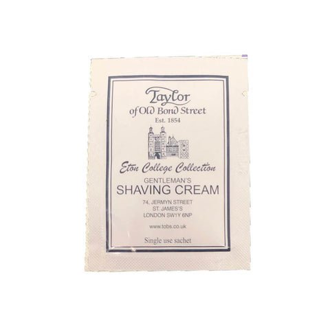 Eton College Shaving Cream Sachet 5ml/.17fl oz - BUYBARBER.COM