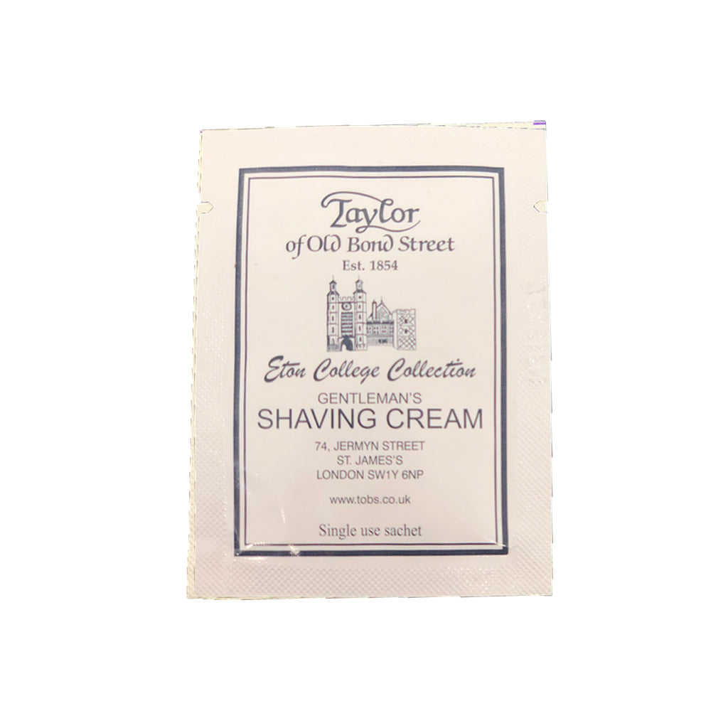 Sample Of Pack Street Old Taylor Shaving Bond Cream