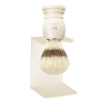 HJM Stand For Shaving Brush Ivory - BUYBARBER.COM